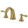 Kingston Brass KB987ACLSB American Classic Widespread Bathroom Faucet with Retail PopUp Brushed Brass