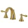 Kingston Brass KB987ACLSB American Classic Widespread Bathroom Faucet with Retail PopUp Brushed Brass