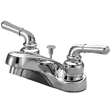 Kingston Brass GKB251 4 in Centerset Bathroom Faucet Polished Chrome
