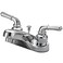 Kingston Brass GKB251 4 in Centerset Bathroom Faucet Polished Chrome