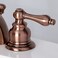 Kingston Brass KB946AL Victorian MiniWidespread Bathroom Faucet Antique Copper