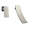 sumerain Brushed Nickel Waterfall Bathroom Faucet Wall Mount Lavatory Faucet LeftHanded Design