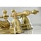 Kingston Brass KS3607AL Restoration 4 Centerset Bathroom Faucet Brushed Brass638 x 45 x 306