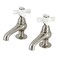 Kingston Brass CC9L8 Vintage Basin Tap Faucet Brushed Nickel