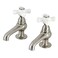 Kingston Brass CC9L8 Vintage Basin Tap Faucet Brushed Nickel