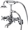 Sumerain Clawfoot Tub Faucet Brushed Nickel Bathtub Faucet with Shower