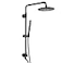 sumerain Black Hand Shower System for Shower Remodel with 9 Inch Rain Shower Head 25GPM18GPM optional
