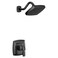 Moen Voss Matte Black MCORE 3Series 1Handle EcoPerformance Shower Trim Kit Valve Required UT3692EPBL
