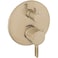 hansgrohe Ecostat Modern Pressure Balance Shower Valve Trim with Diverter in Brushed Bronze 04447140