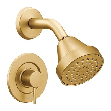 Moen Align Brushed Gold PPosiTemp Pressure Balancing Modern Shower Trim Kit Valve Required T2192BG