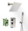 SUMERAIN Shower Faucet Brushed NickelRoughin Valve Included and Complete Metal ComponentsCustomized Acceptable