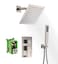 SUMERAIN Shower Faucet Brushed NickelRoughin Valve Included and Complete Metal ComponentsCustomized Acceptable