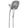 Delta 4Setting In2ition 2in1 Dual Shower Head with HandHeld Spray Chrome Detachable Shower Head with Hose Showerhead 175 GPM Flow Rate Chrome 58498