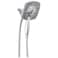 Delta 4Setting In2ition 2in1 Dual Shower Head with HandHeld Spray Chrome Detachable Shower Head with Hose Showerhead 175 GPM Flow Rate Chrome 58498