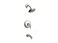 Kohler TS451044BN RiteTemp Bath Shower Valve Trim with Lever Handle Spout 25 Gpm Showerhead