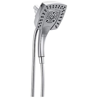 Delta Faucet 5Spray In2ition 2in1 Dual Hand Held Shower Head with Hose Magnetic Docking Handheld Shower Head Chrome 5847425