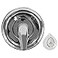 Danco 10001 Trim Kit for Use with Moen Tub and Shower Faucets Plastic Chrome Plated SingleHandle Valve