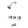 Pfister PfisterGeneral Tub Shower Trim Kit Valve Not Included 3Handle Polished Chrome Finish LG013410