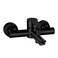 Aolemi Wall Mount Bathtub Faucet Matte Black Single Handle Shower Mixer Taps SUS304 Stainless Steel Bathroom Tub Filler without Handheld Spray