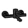 Aolemi Wall Mount Bathtub Faucet Matte Black Single Handle Shower Mixer Taps SUS304 Stainless Steel Bathroom Tub Filler without Handheld Spray