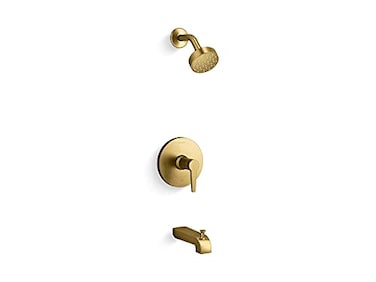 Kohler TS970744G2MB Pitch Plumbing Fixtures Vibrant Brushed Moderne Brass