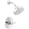 Delta Nicoli 14 Series H2Okinetic Shower Faucet Set Chrome Shower Head and Handle Set Valve Trim Kit Chrome 142749 Valve Included