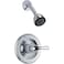 Delta Faucet Classic 13 Series SingleFunction Shower Trim Kit with SingleSpray TouchClean Shower Head Chrome T13220 Valve Not Included