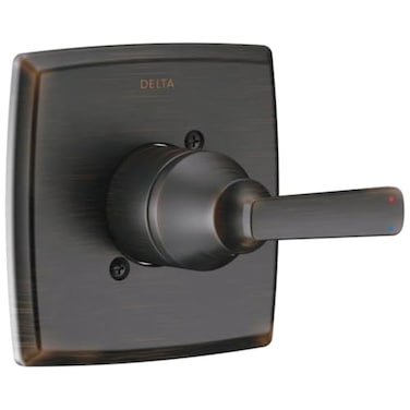 Delta Faucet Ashlyn 14 Series SingleFunction Oil Rubbed Bronze Shower Valve Trim Kit Shower Handle Delta Shower Trim Kit Venetian Bronze T14064RB Valve Not Included