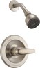 Peerless SingleHandle Shower Faucet Trim Kit with SingleSpray TouchClean Shower Head Brushed Nickel PTT188743BN Valve Not Included
