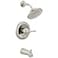 Peerless PTT14465BN Elmhurst shower trim kit Tub Shower With Tub Spout Brushed Nickel