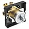 RJDIBAN Shower Valve for Delta R10000UNBXHF 3 Port 12 Inch Connection 1Pack R10000 Valve Kit Compatible with Delta MultiChoice 13 14 17 17T Shower Trim High Flow Brass Construction Without Stops