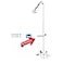 Artiwell Outdoor Shower Fixture Systemwith Rustproof Riser and Riser Extension Double Handle Utility Shower Faucet with Showerhead and Soap Dish Polished Chrome