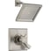 Delta Faucet Dryden 17 Series DualFunction Shower Trim Kit with SingleSpray TouchClean Shower Head Stainless T17251SS Valve Not Included