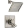 Delta Faucet Dryden 17 Series DualFunction Shower Trim Kit with SingleSpray TouchClean Shower Head Stainless T17251SS Valve Not Included