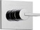 Delta Faucet Vero 14 Series SingleFunction Shower Handle Valve Trim Kit Chrome T14053 Valve Not Included 300 x 700 x 300 inches