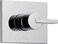 Delta Faucet Vero 14 Series SingleFunction Shower Handle Valve Trim Kit Chrome T14053 Valve Not Included 300 x 700 x 300 inches