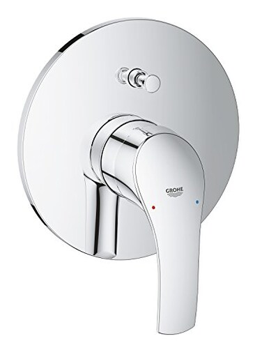 GROHE 19450002 Eurosmart Bath Trim Final Assembly Set Concealed Body Not Included Automatic ShowerBath Diverter and Quickfix