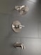 Delta Faucet Trinsic 14 Series SingleFunction Tub and Shower Trim Kit with SingleSpray H2Okinetic Shower Head Stainless T14459SS Valve Not Included