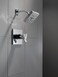 Delta Faucet SingleSpray H2Okinetic Shower Head Chrome RP7017115