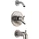 Delta Faucet T17459SSLHD Trinsic 17 Series MultiChoice TubShower Trim Less Showerhead Stainless