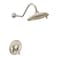 Moen TS32102NL Weymouth PosiTemp Shower Trim Kit Valve Required including 9Inch 2Spray EcoPerformance Rainshower Polished Nickel