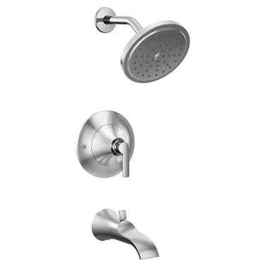 Moen TS2203 Doux PosiTemp Pressure Balancing Tub and Shower Trim Kit Valve Required Chrome