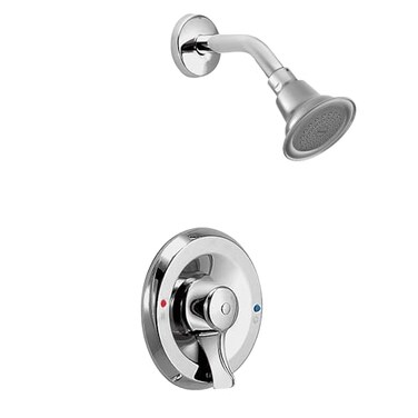 Moen T8375 Commercial PosiTemp Pressure Balancing Shower 25 gpm Chrome