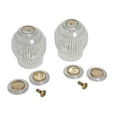 Danco 88671 Pair of Faucet Handles for Sterling TubShower Clear Acrylic