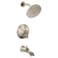 Moen TS2203EPBN Doux PosiTemp Pressure Balancing Tub and EcoPerformance Shower Trim Kit Valve Required Brushed Nickel