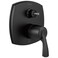Delta Styke SingleFunction Shower Handle Valve Trim Kit with 3Way Integrated Diverter Matte Black Shower System Valve with Diverter Matte Black T24876BLLHP Handle Not Included
