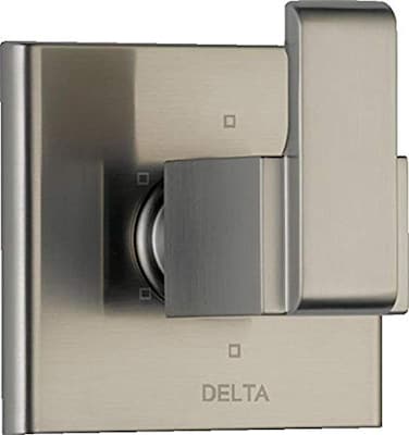 Delta Faucet Ara 6Setting Shower Handle Diverter Trim Kit Diverter Valve Trim Kit Brushed Nickel 6 Way Shower Diverter Delta Diverter Trim Stainless T11967SS Valve Not Included
