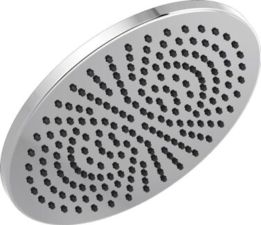 Delta Chrome Round Rain Shower Head 12 Inch Metal Large Shower Head Rainfall Overhead Rain Showerhead 25 GPM Flow Rate Chrome 5215825