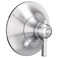 Moen Flara Chrome ExactTemp Thermostatic Valve Shower Trim Kit Valve Required TS4201