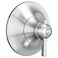 Moen Flara Chrome ExactTemp Thermostatic Valve Shower Trim Kit Valve Required TS4201
